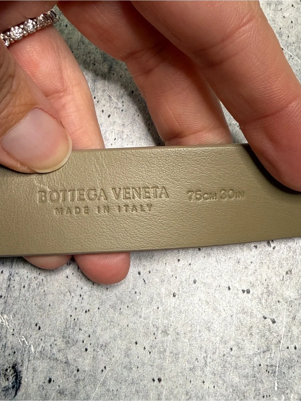 Bottega Veneta Triangle Belt 75